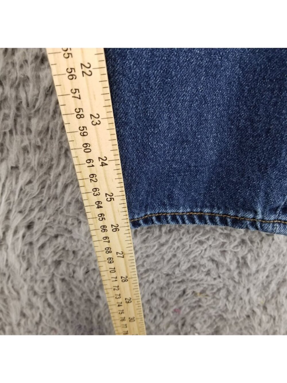 AEO Jeans Womens 4 Blue Cotton Denim Button Fly Hi Rise Girlfriend - Picture 6 of 15